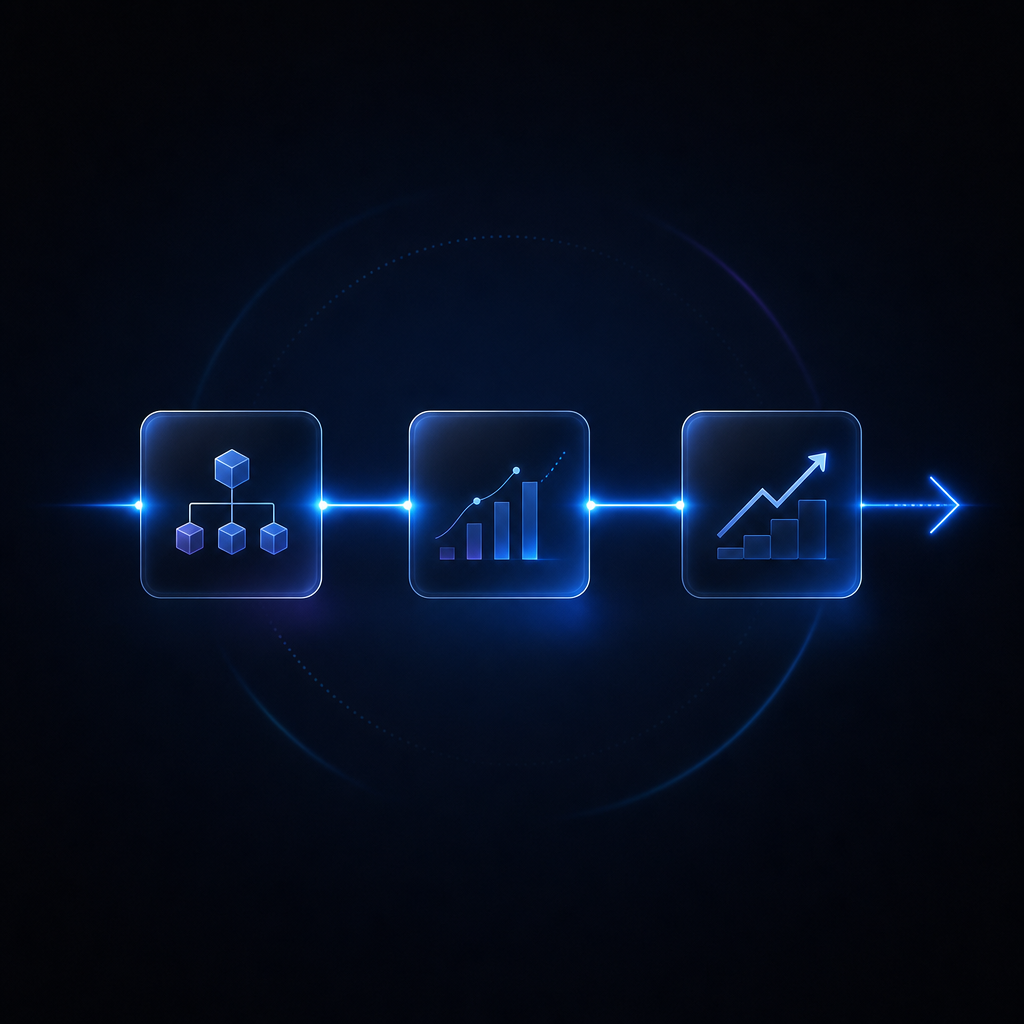 Roadmap curto com três prioridades financeiras práticas
